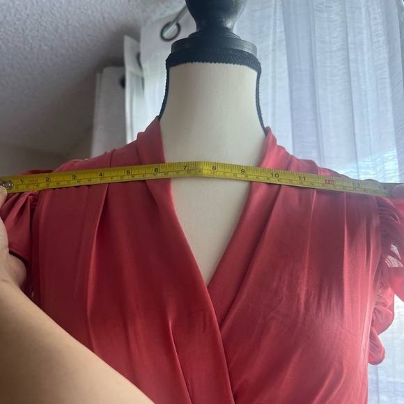 🍑Taylor Pink Midi Sundress with Flutter Sleeves🍑 - Picture 9 of 12